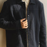 Vyrelis American Texture Lapel Commuter Coat For Men